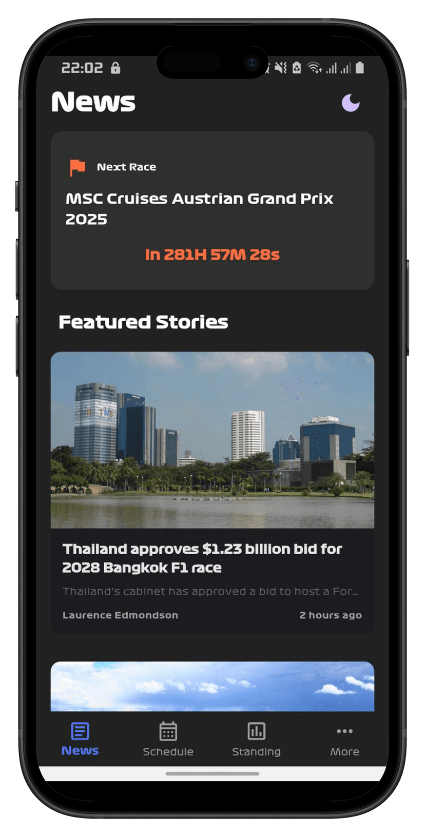 F1 Hub App Preview